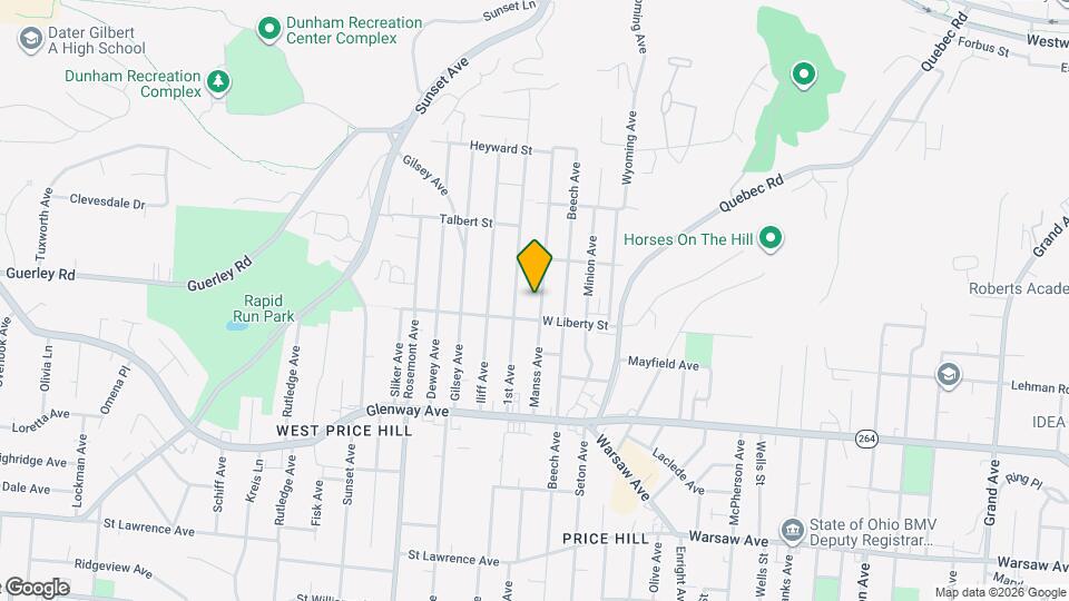 1311 Manss Ave Map and Location Details