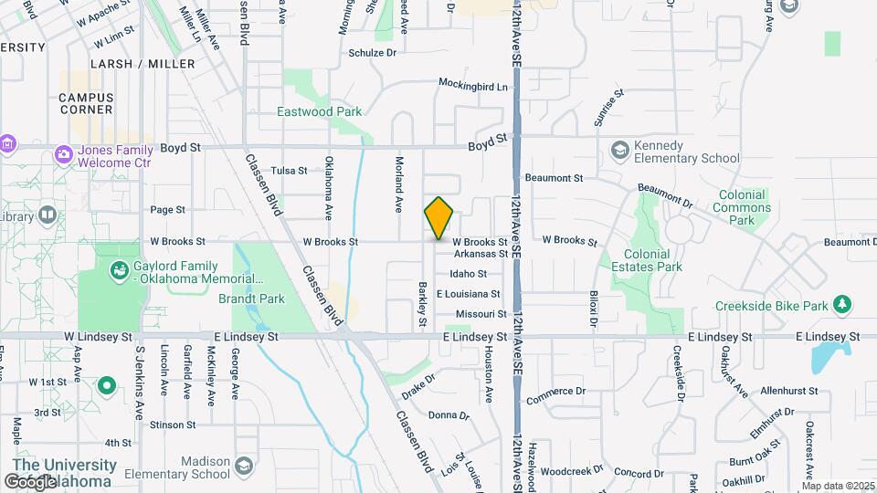 70 units Duplex / Fourplex OU CAMPUS Map and Location Details