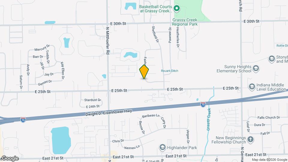 2530 Fairhaven Dr Map and Location Details