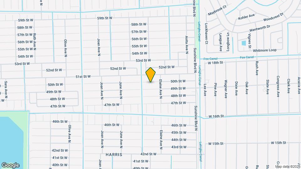 2711 50th St W Map and Location Details