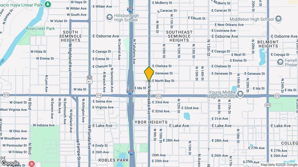 4142 N Nebraska Ave Map and Location Details