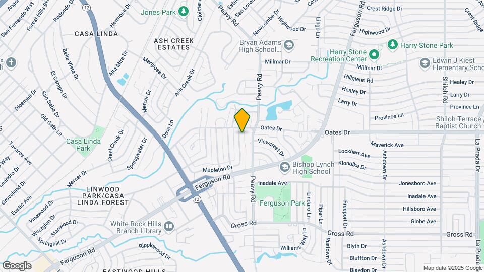1760 Mapleton Dr Map and Location Details