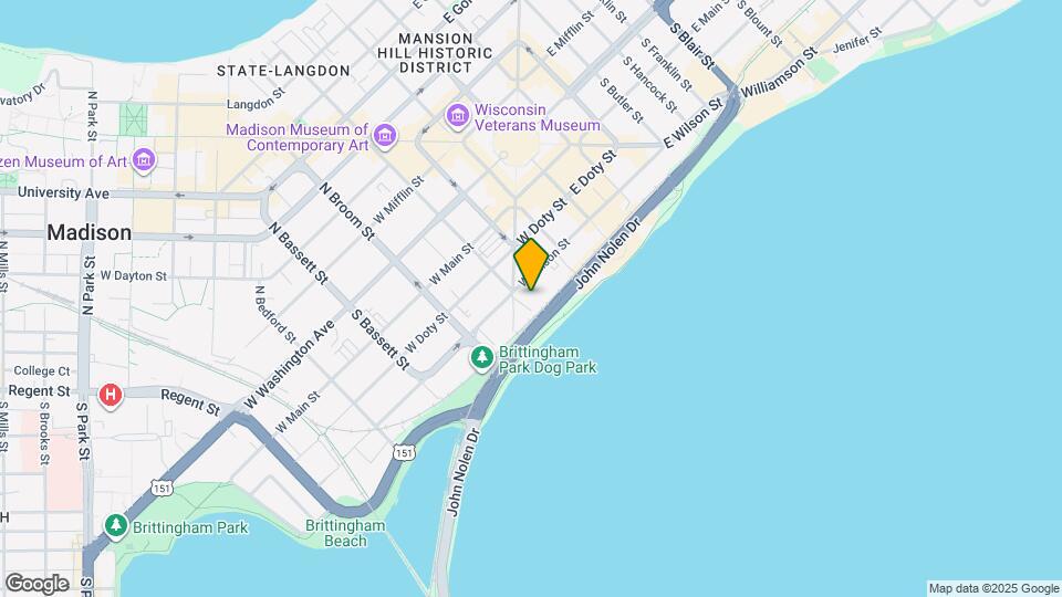 The Adria 179 W. Wilson St. Map and Location Details