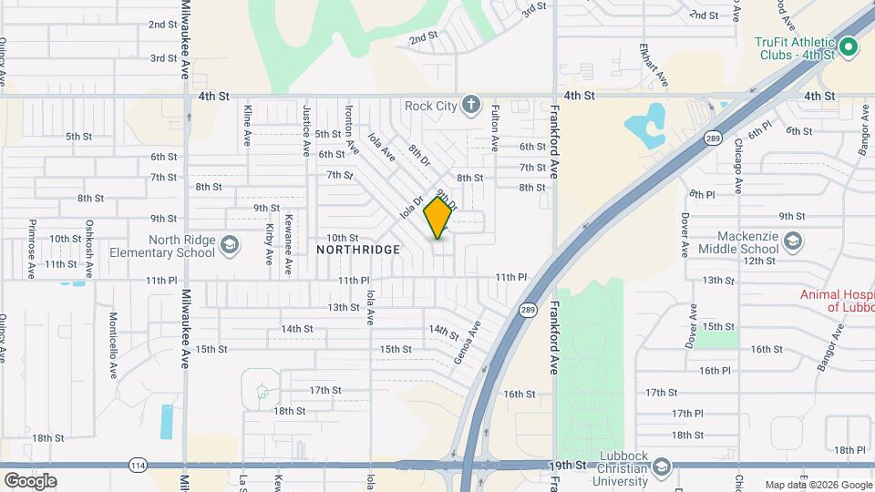 1021 Homestead Dr Map and Location Details