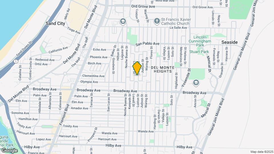 1659 Luxton St Map and Location Details