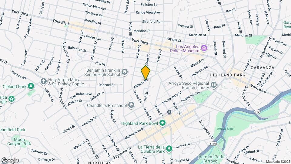 5644 Aldama St Map and Location Details