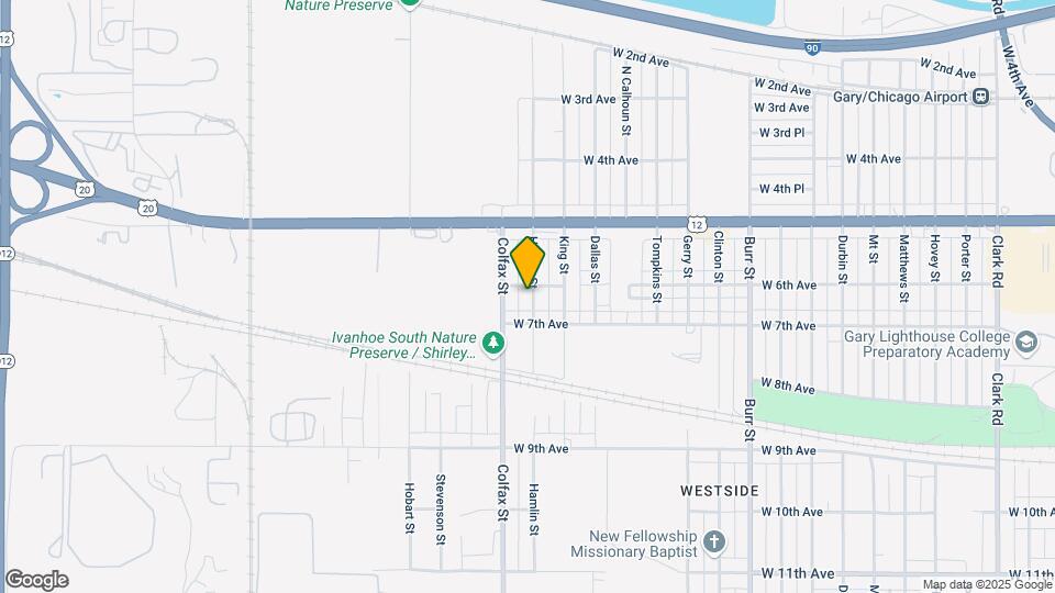 612 Hamlin St Map and Location Details