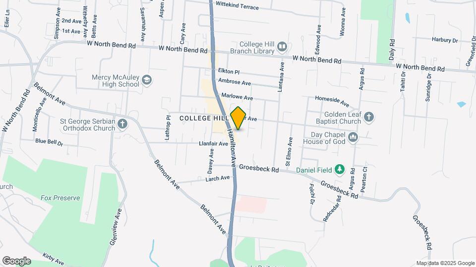 5818-5822 Hamilton Ave Mapa y Detalles de la Ubicación