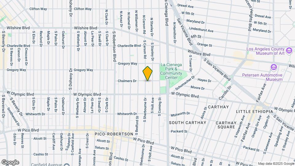 8610 Chalmers Dr Mapa y Detalles de la Ubicación