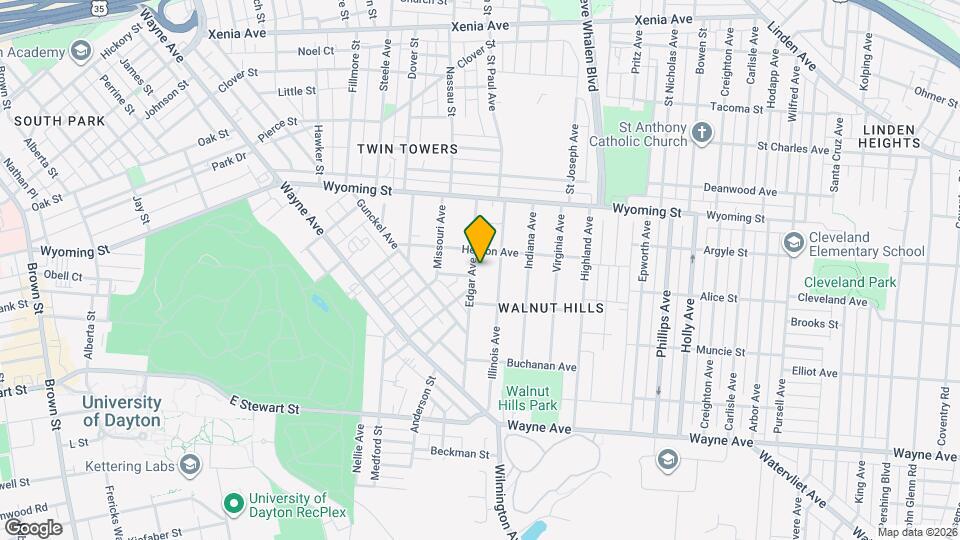 126 Edgar Ave Map and Location Details