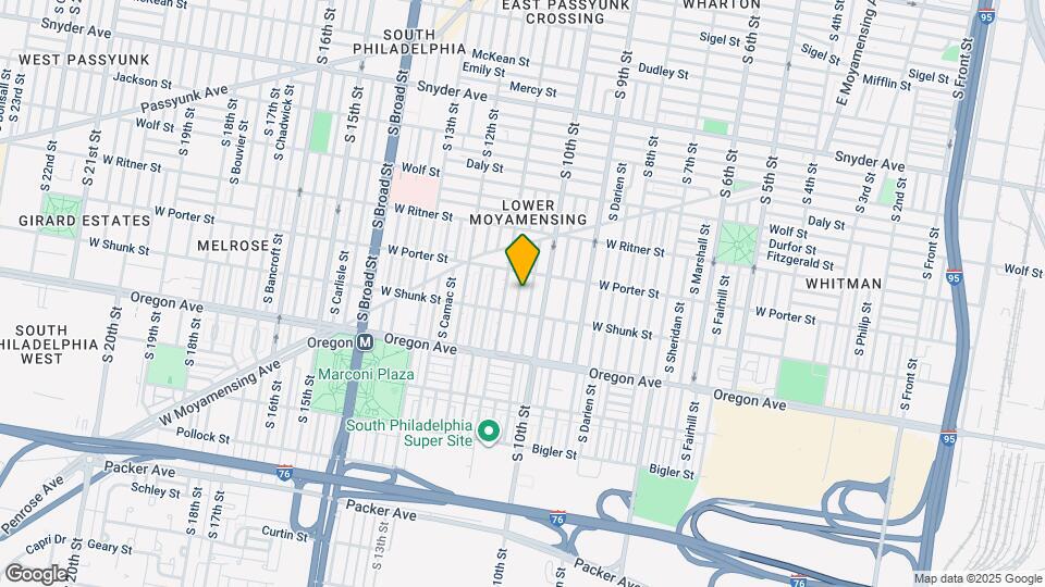 2531 S Warnock St Map and Location Details