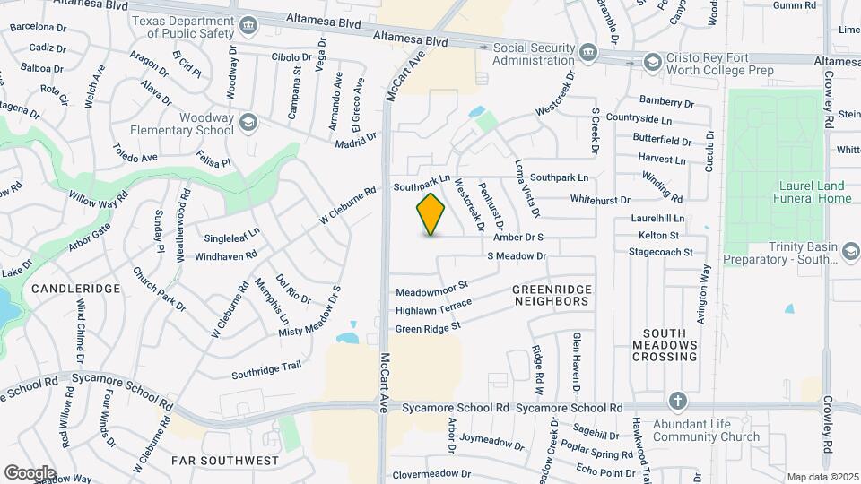 3225 Amber Dr S Map and Location Details