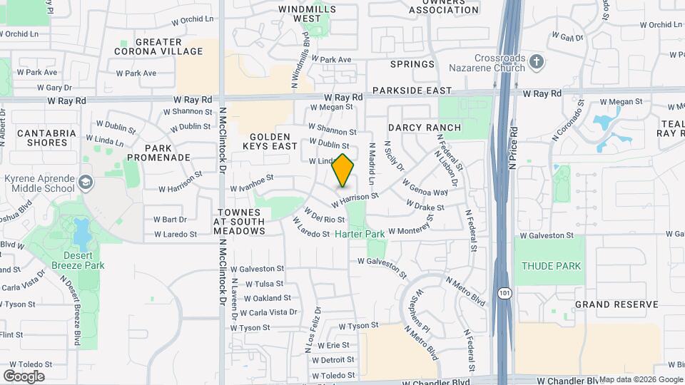 711 N Country Club Way Map and Location Details