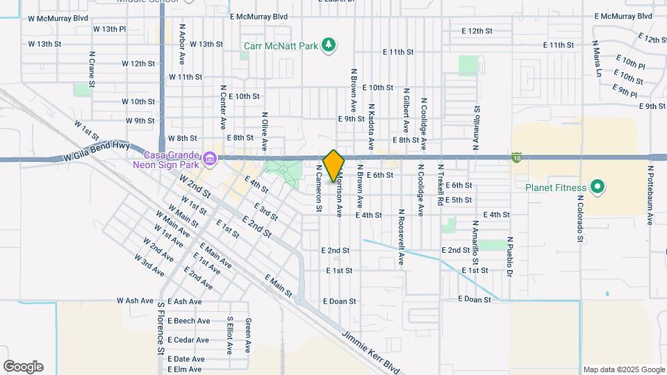 505 N Morrison Ave Map and Location Details