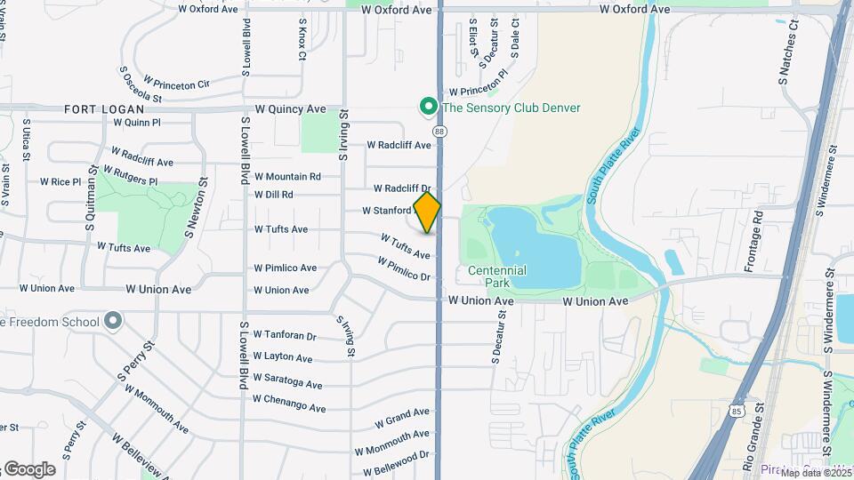 3016 W Stanford Dr Mapa y Detalles de la Ubicación