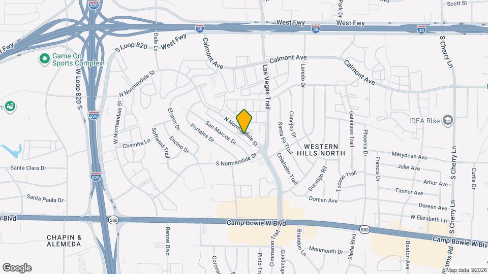 8627 N Normandale St Map and Location Details