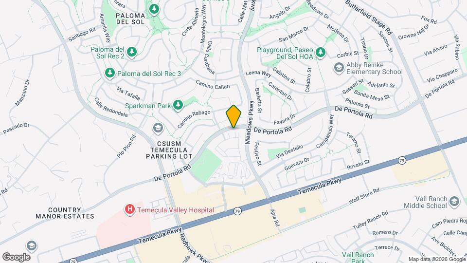 44025 Corriente Ct Map and Location Details