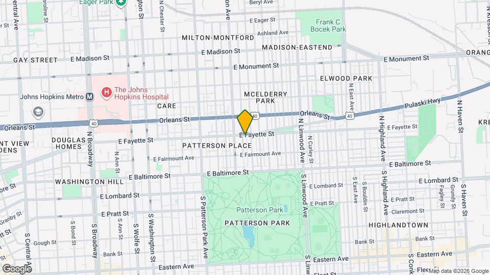 2515 E Fayette St Mapa y Detalles de la Ubicación