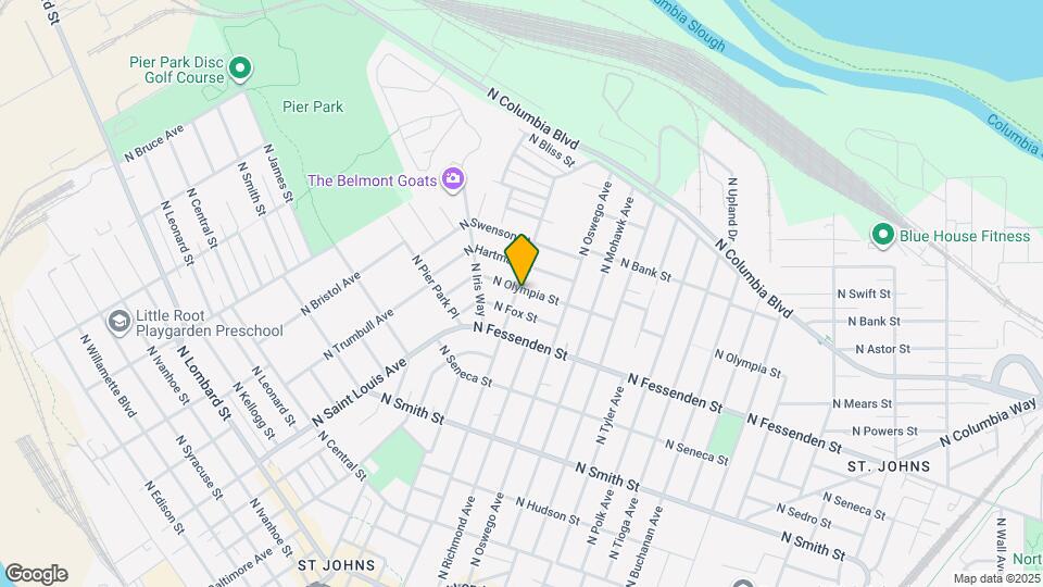 8236 N Olympia St Map and Location Details