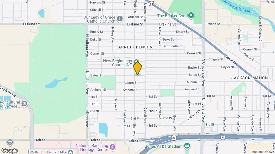 2913 Bates St Map and Location Details