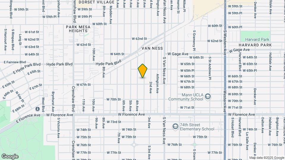 6617 3rd Ave Map and Location Details