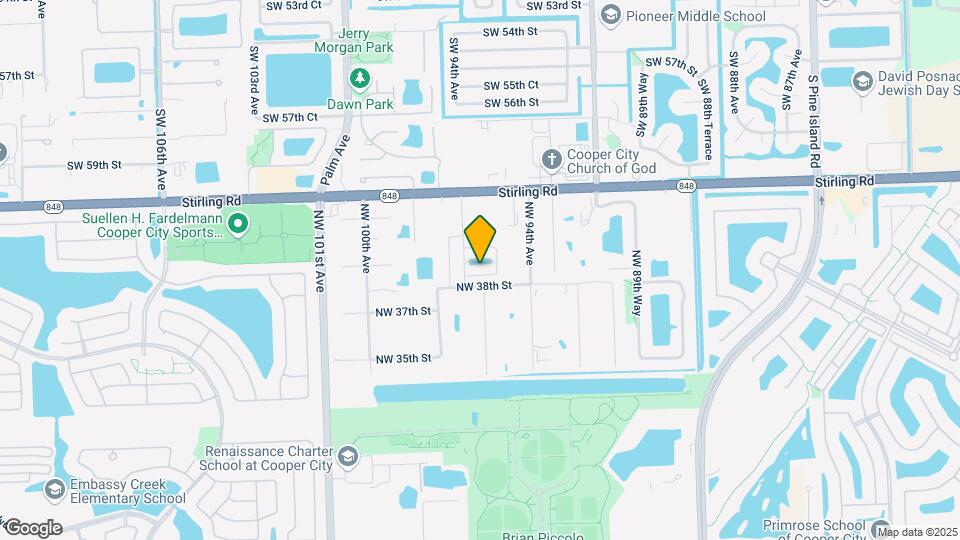 9651 NW 39th St Map and Location Details