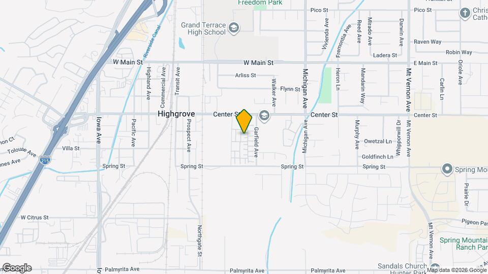 7179 Olive Grove St, Unit Highgrove Shared Condo near UCR Map and Location Details