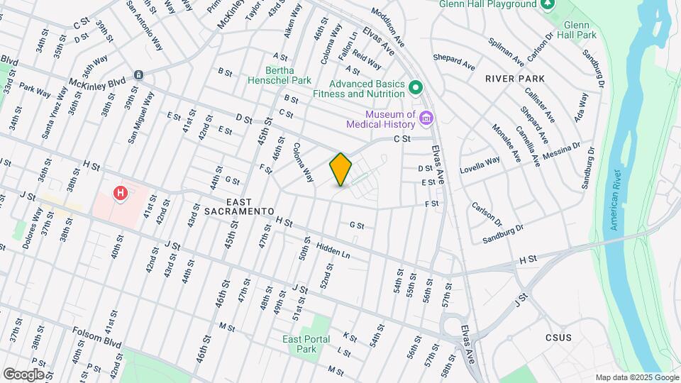 Sutter Park Redevelopment Map and Location Details