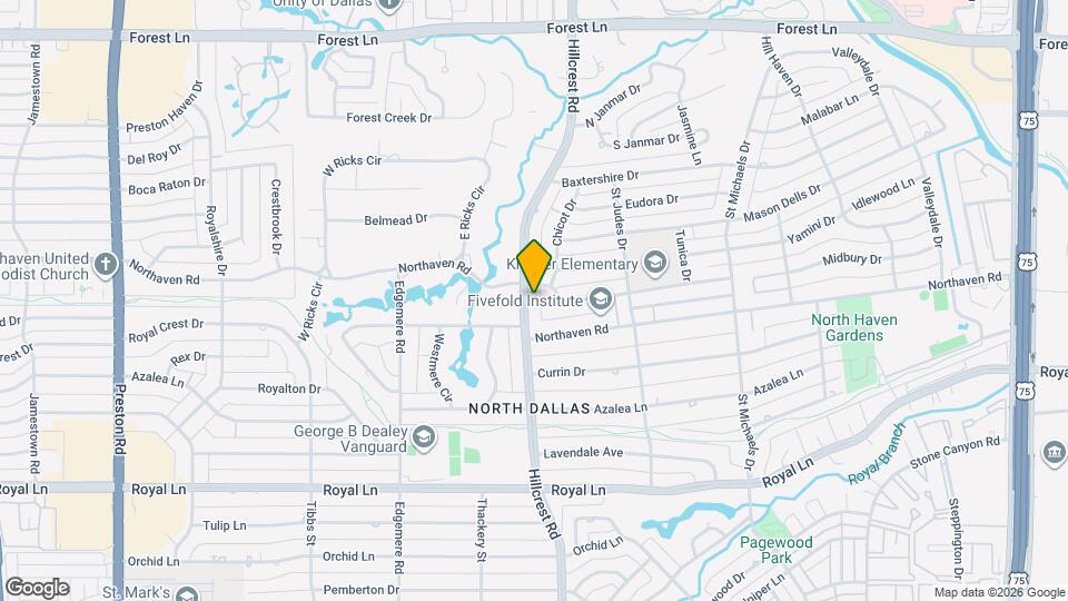 11232 Hillcrest Rd Map and Location Details