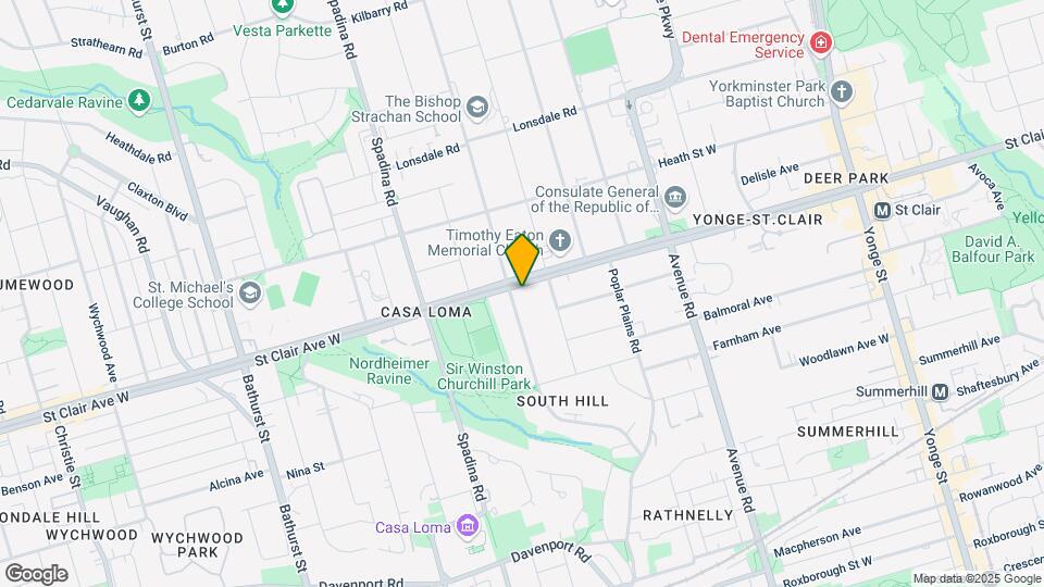 263 Russell Hill Rd Map and Location Details