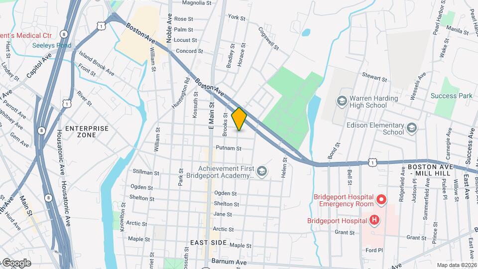 286 Orchard St, Unit 1st Floor Map and Location Details