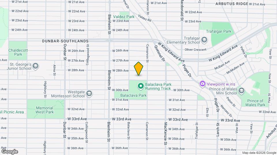 3093 W 29th Ave Map and Location Details