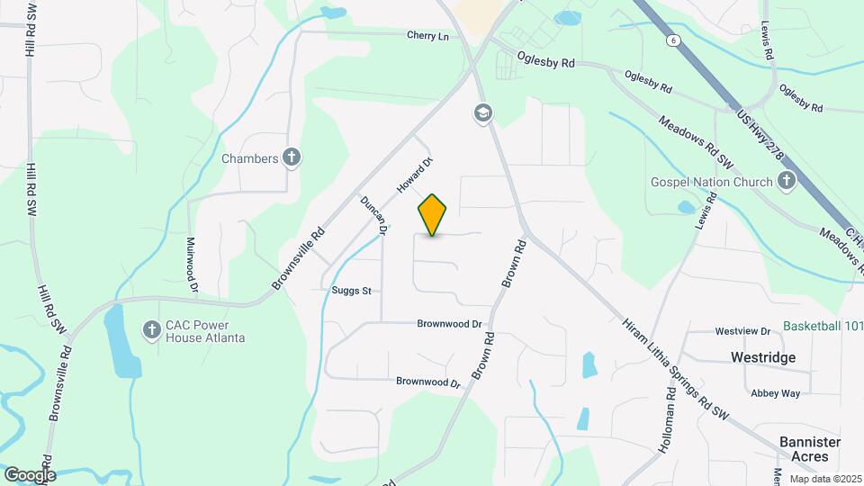 5096 Crider Creek Dr Mapa y Detalles de la Ubicación
