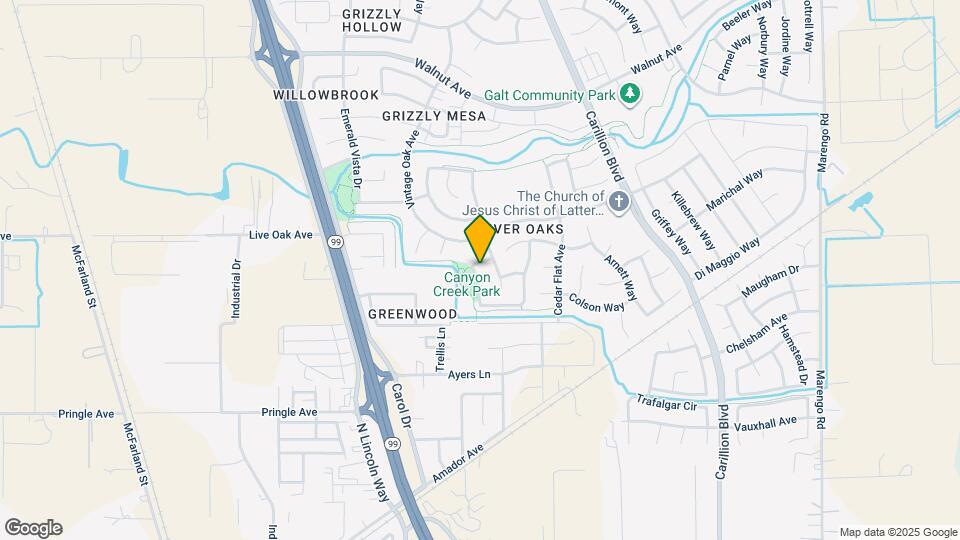 702 Canyon Creek Way Mapa y Detalles de la Ubicación