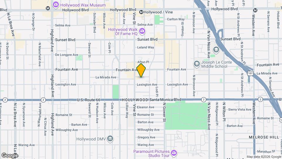 6236 La Mirada Ave, Unit 3 Map and Location Details