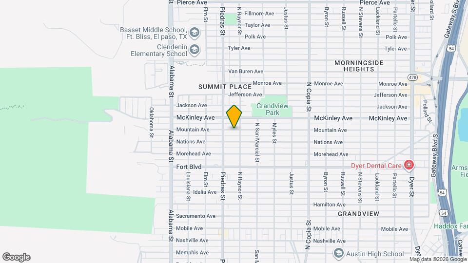 2920 Mountain Ave Map and Location Details