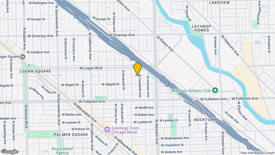 2524 N Campbell Ave Map and Location Details