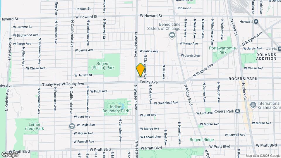 2342 W Touhy Ave Map and Location Details