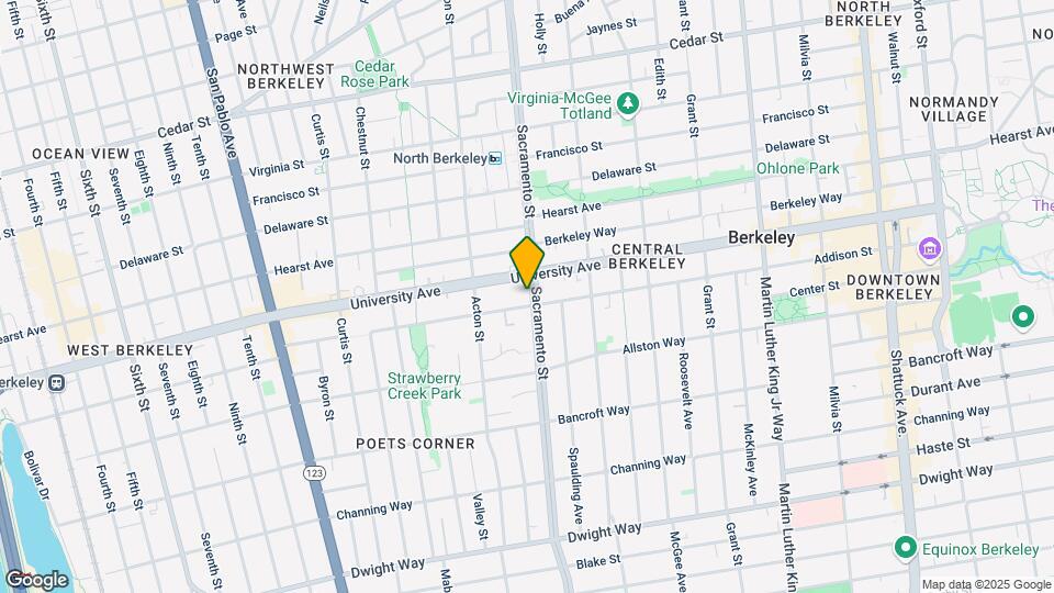 2010-2018 Sacramento St Map and Location Details