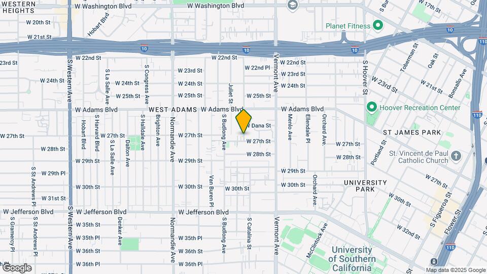 2665 S Catalina St Mapa y Detalles de la Ubicación
