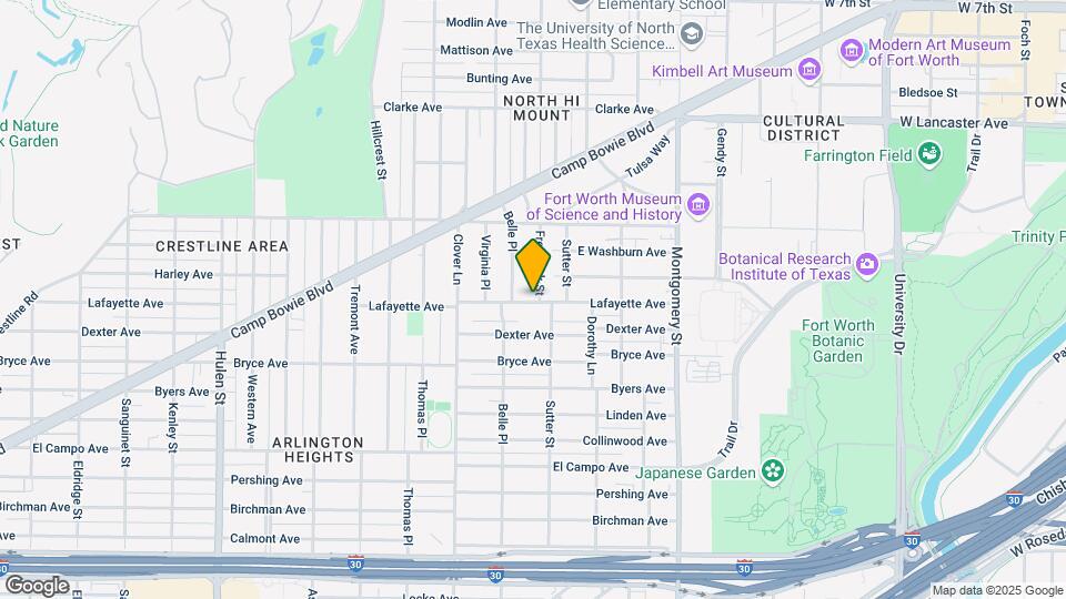 3900 Lafayette Ave Map and Location Details