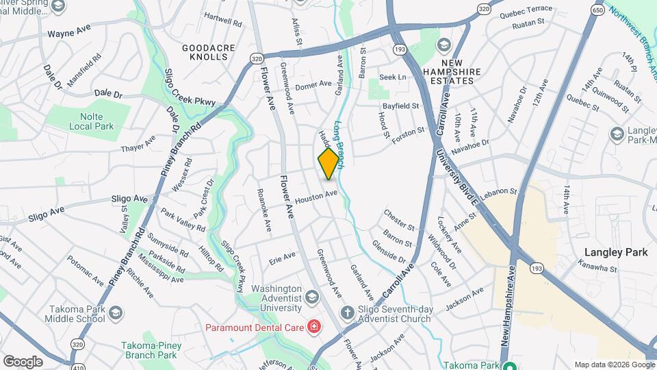 8203 Garland Ave, Unit 2 Mapa y Detalles de la Ubicación