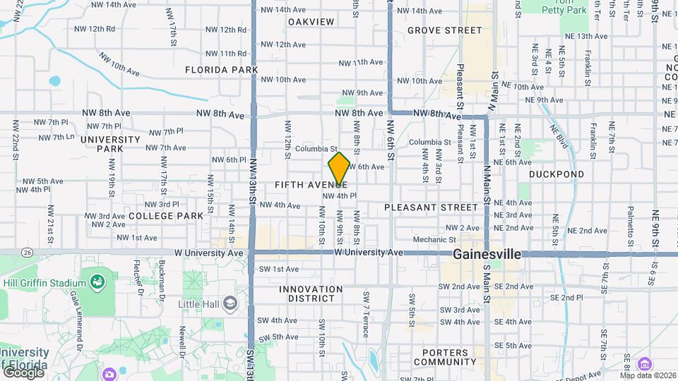 434 NW 9th St Map and Location Details