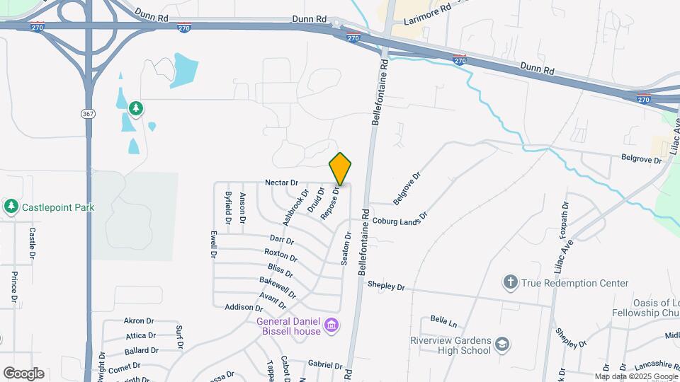 10542 Repose Dr Map and Location Details