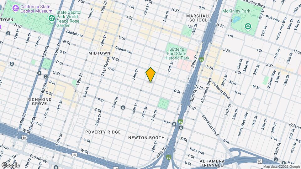 2524 O St Map and Location Details