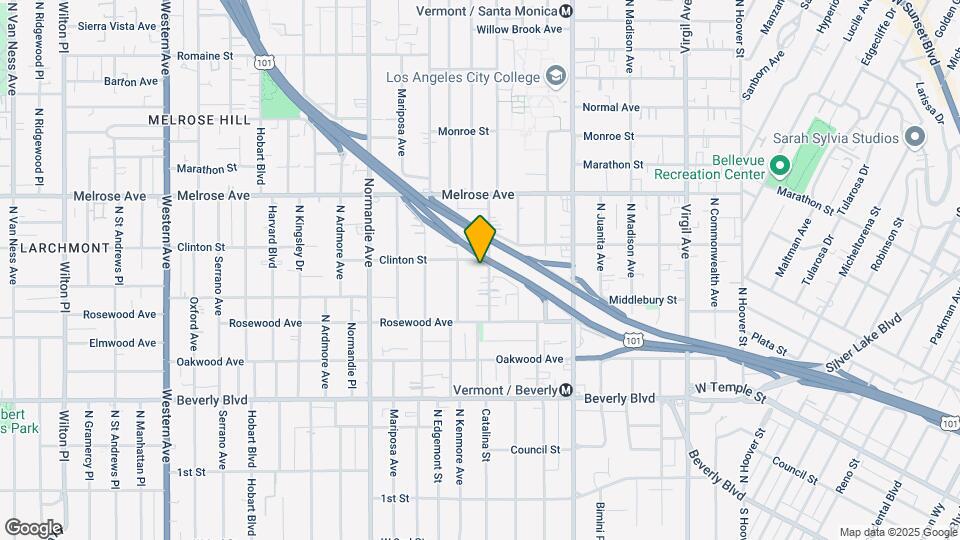 563 N Heliotrope Dr Map and Location Details