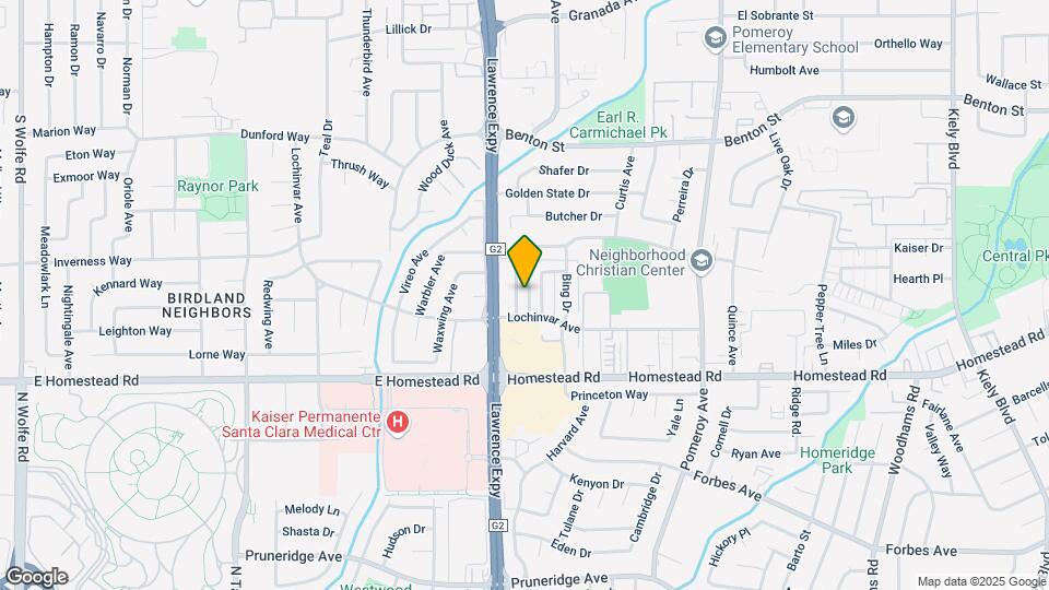 865 Burbank Dr Map and Location Details