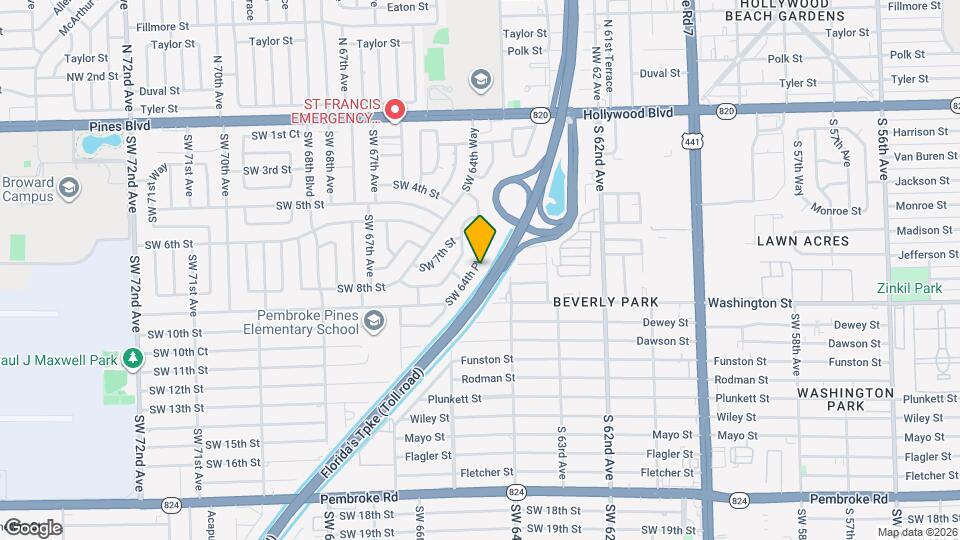 711 SW 64th Pkwy Map and Location Details