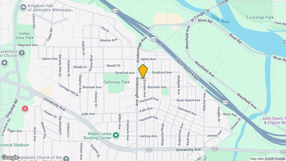 624 Dundee Ave Map and Location Details