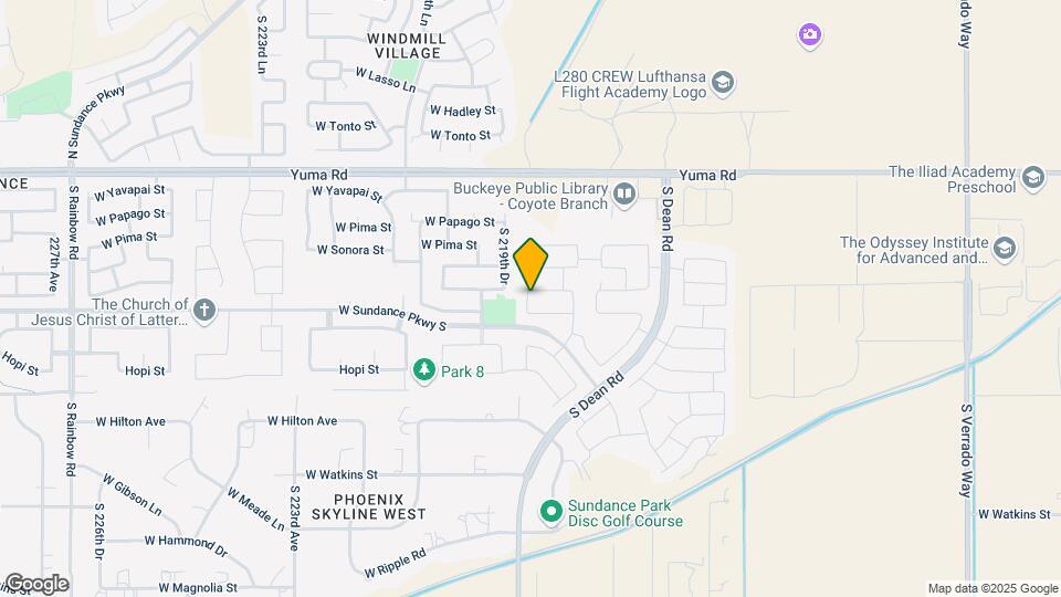 21883 W Cocopah St Map and Location Details